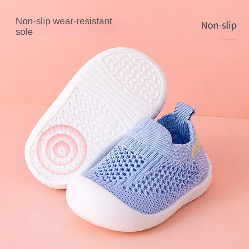 2024 Kids' Mesh Sneakers – Casual, Breathable, Soft-Bottom Infant & Toddler Shoes for Girls & Boys, Non-Slip Comfort