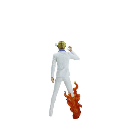 Dreamy Black Foot Mountain: One Piece Handheld White Suit Model Ornament – Exquisite Collectible