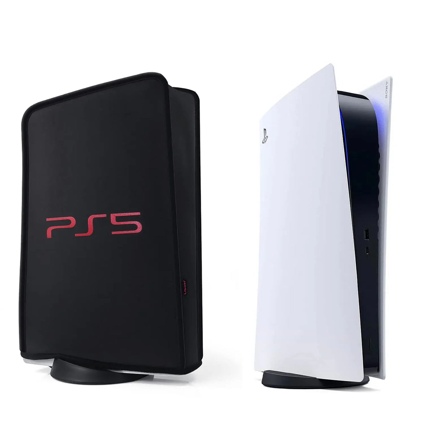 Dust Cover for PlayStation 5 Console, Scratch-Proof, Washable Protective Case for PS5 Digital and Disc Edition Accessories