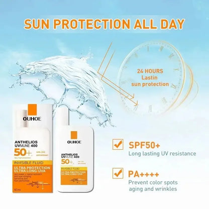 Original SPF 50 Sunscreen Cream - Whitening Sunblock for Face and Body, Skin Protection Against Sun Damage