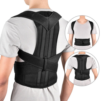 Back Brace Posture Corrector: Upper Back Support for Women and Men - Pain Relief and Improved Posture - Clavicle and Spine Corrector