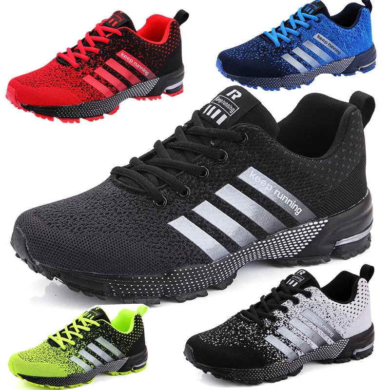 Men's New Flat Casual Sports Shoes - Fashion Outdoor Running and Walking Shoes, Size 40-48