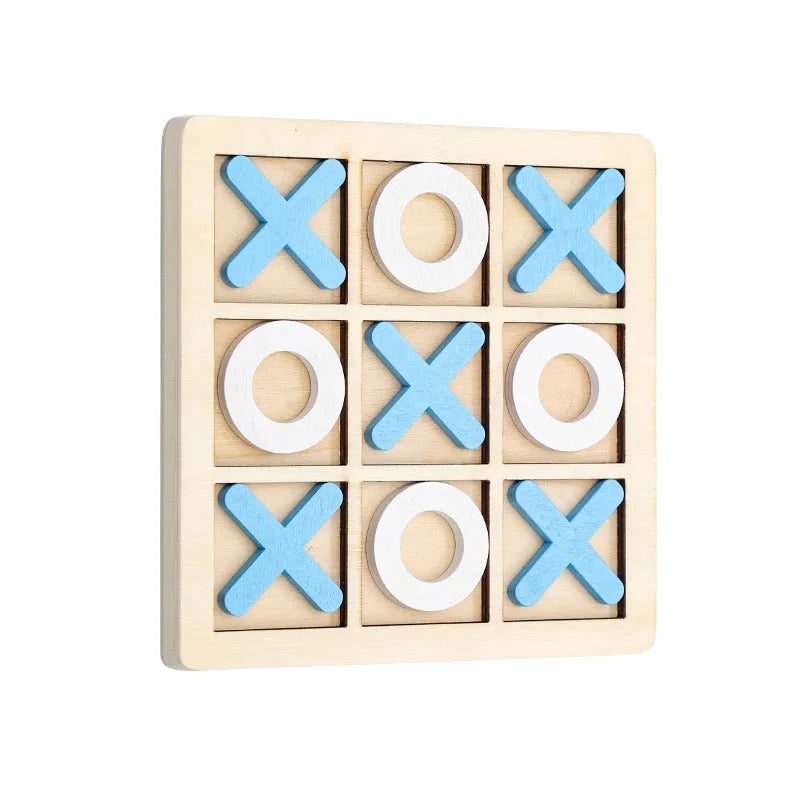 Montessori Mini Chess Wooden Toy: Interactive Puzzle Game for Early Educational Brain Training - Perfect for Children's Learning and Development