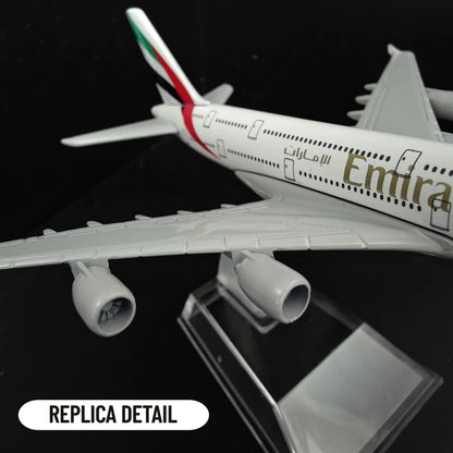 Emirates Airlines Diecast Airplane Model 1:400 - Metal A380 & B777 Aircraft Replica, Aviation Miniature for Home Decor and Toy for Boys