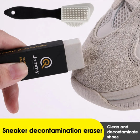 Efficient Suede and Nubuck Leather Shoe Cleaning Eraser - One-Piece Stain Cleaner and Decontamination Tool