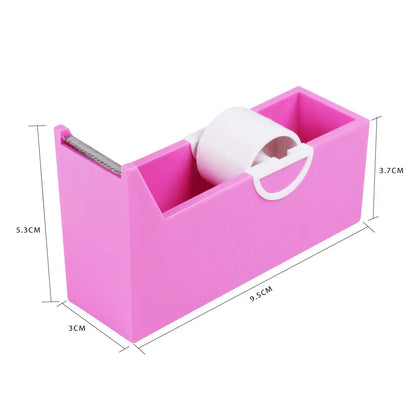 Eyelash Extension Tape Holder: Adhesive Tape Cutter Dispenser - Rotating Plastic Base for Grafting Lashes - Makeup Tool Essential