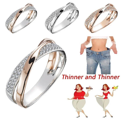 Magnetic Slimming Ring | Weight Loss Health Care Fitness Jewelry | Burning Weight Design | Opening Therapy | 2024 Fashion Trend