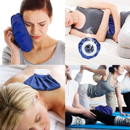 Professional Ice Bag Bandage - Reusable Ice Pack for Arm, Calf, Knee, Ankle, Shoulder, Neck Sprains, Hot and Cold Compress