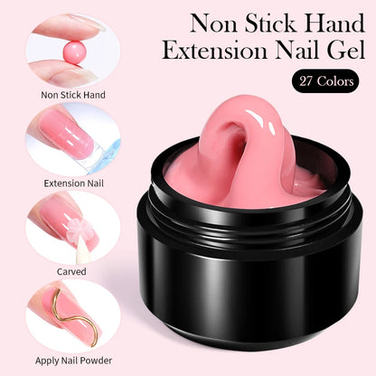 Born Pretty Aurora 15ml Non-Stick Nail Extension Gel - UV LED Soak Off Acrylic Gel for Nail Building and Manicure