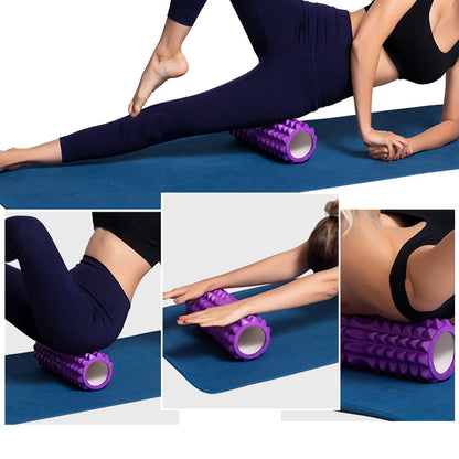 26cm Yoga Column Foam Roller - Gym Fitness Pilates Exercise Back Massage Roller for Home Fitness Equipment