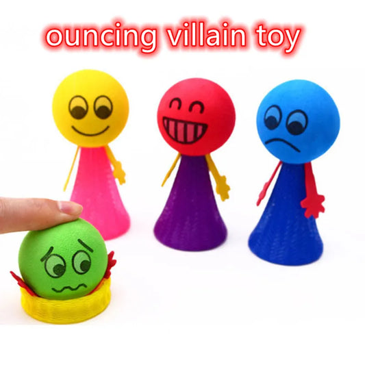 10Pcs Large and Small Funny Jumping Dolls - Birthday Party Gifts and Pinata Filling Toys for Kids