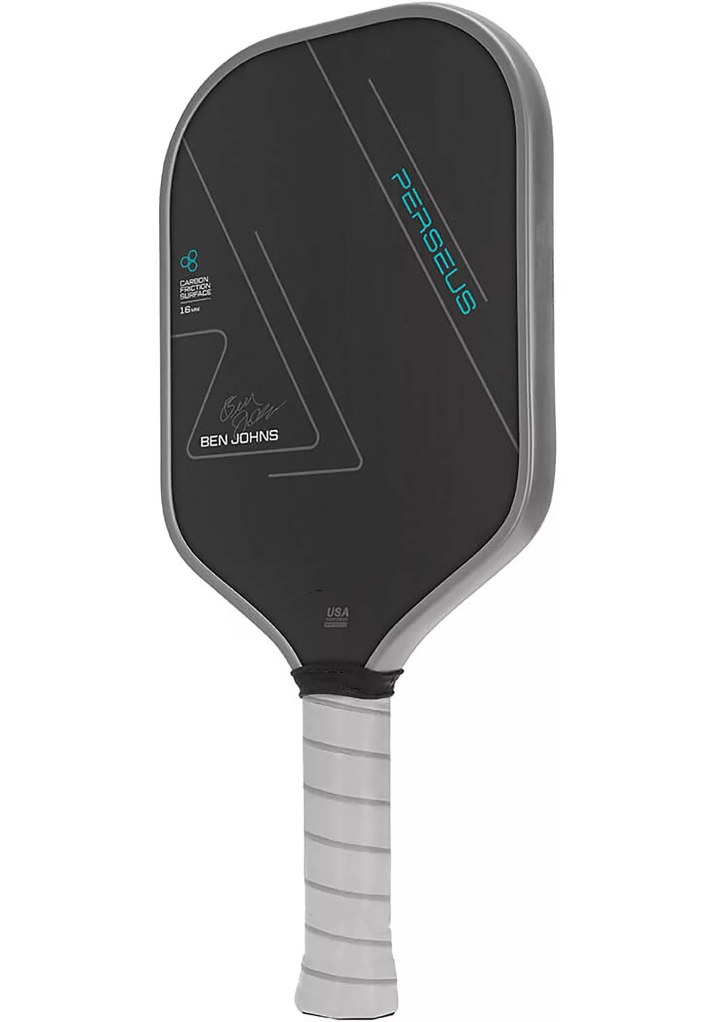 BEN JOHNS T700 Carbon Fiber Pickleball Paddle - Carbon Friction Surface with 16mm Polymer Honeycomb Core for Enhanced Power, Spin, and Control