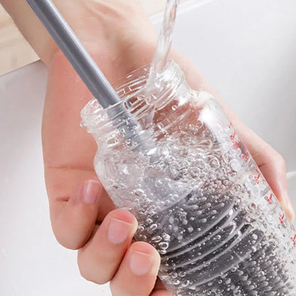 Long Handled Silicone Bottle Brush - Household Multifunctional Cleaning Tool for Insulation Cups