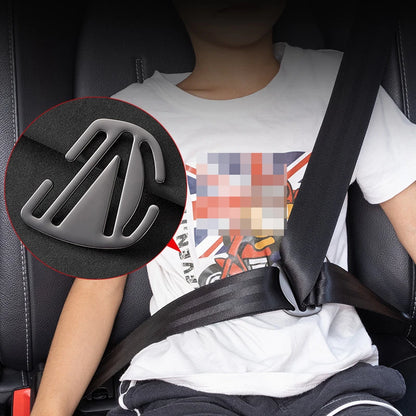 Safety Seat Belt Adjuster - Anti-Neck Positioner and Shoulder Guard Buckle for Kids | Car Accessories