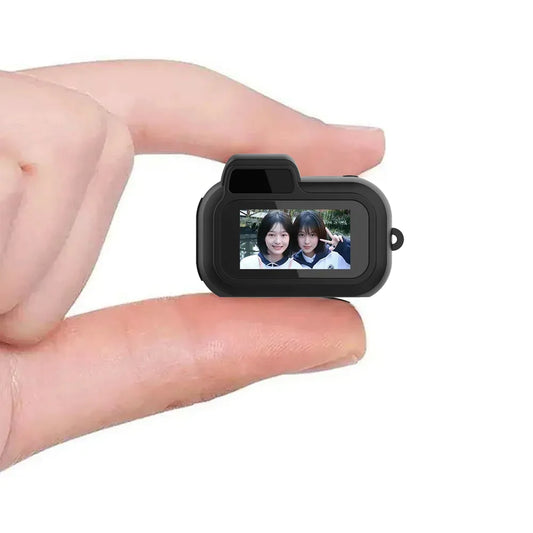 Monoreflexes Mini Camera - 1080p CMOS Video Recorder for Indoor and Outdoor Use - Vintage Portable Design