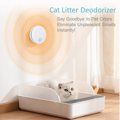 Portable 2-in-1 Ozone & Ionic Air Purifier - Eliminate Odor for Home, Car, Refrigerator, Shoe Cabinet, Pet Room