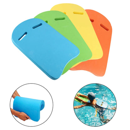 Swimming Kickboard Plate - Safe Pool Training Aid for Child, Kids, and Adults, Impermeable Float Hand Board Tool with Air Mattresses for Surf Water