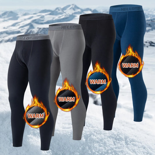 Men's Autumn/Winter Riding Leggings - Solid Color, Comfortable Sports Motorcycle Pants, Plus Size Warm