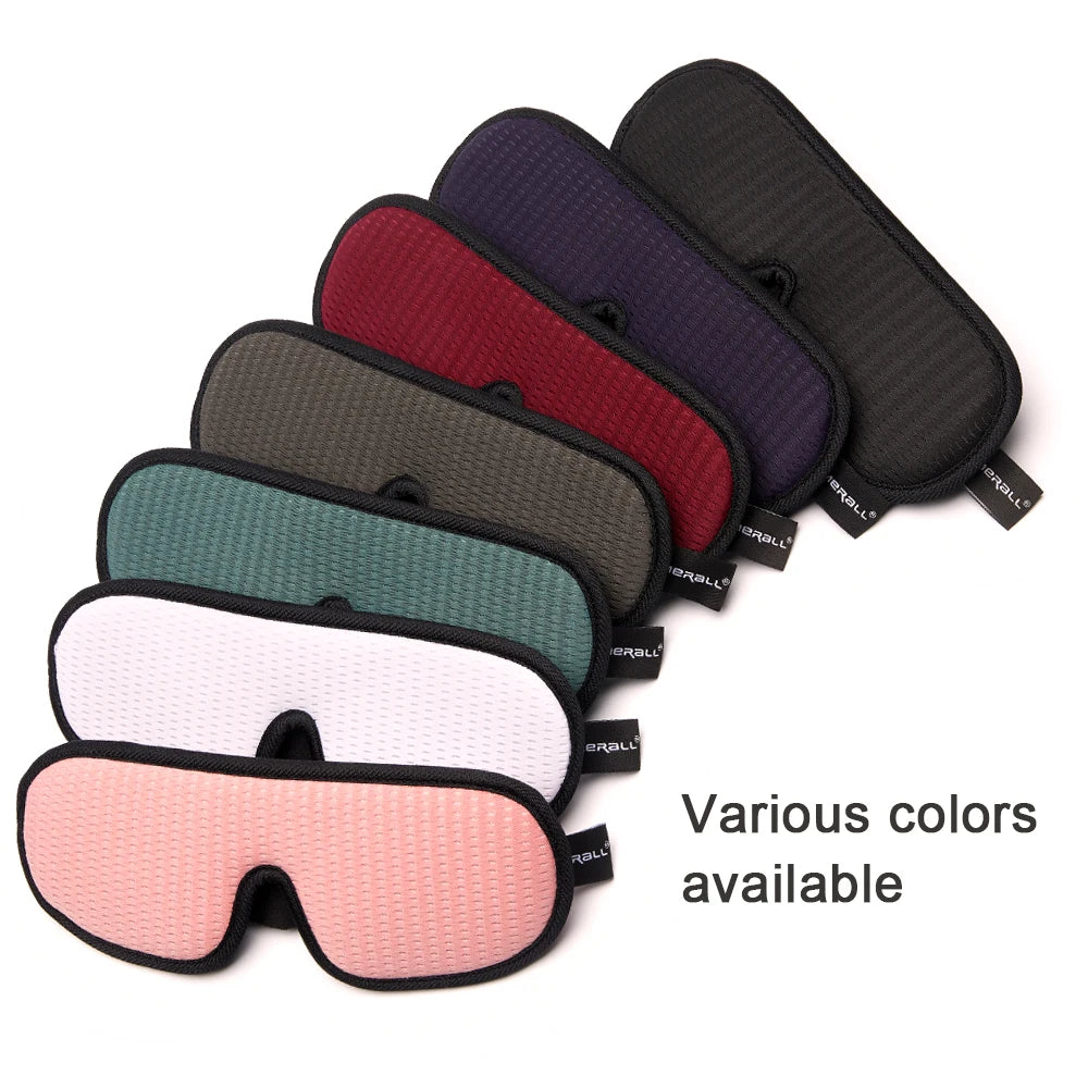 3D Sleeping Mask - Soft Eye Mask for Travel, Block Out Light, Sleep Aid Eyeshade for Night, Breathable Slaapmasker