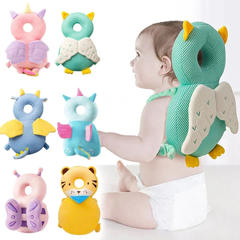 Angel Bee Cartoon Toddler Baby Head Protector: Safety Pad Cushion - Prevent Injuries with Protective Headgear for 1-3T