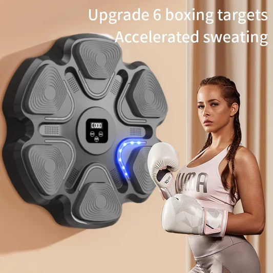 Smart Music Boxing Machine – Home Exercise Trainer for Adults and Children, Response Training Boxing Wall Target for Fitness