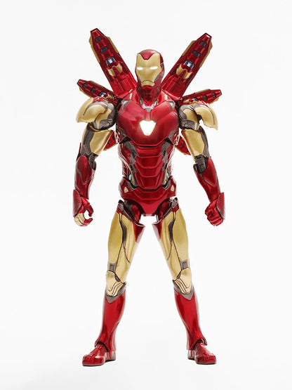 ZD Toys Iron Man Mark 85 (2.0) Action Figure - 1/10 Scale Legends Spider-Man and Avengers Model, Tony Stark Collectible for Adults