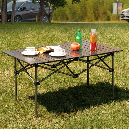 Portable Folding Picnic Table - Lightweight Outdoor Desk with Carrying Bag for Camping and Self-Driving Trips