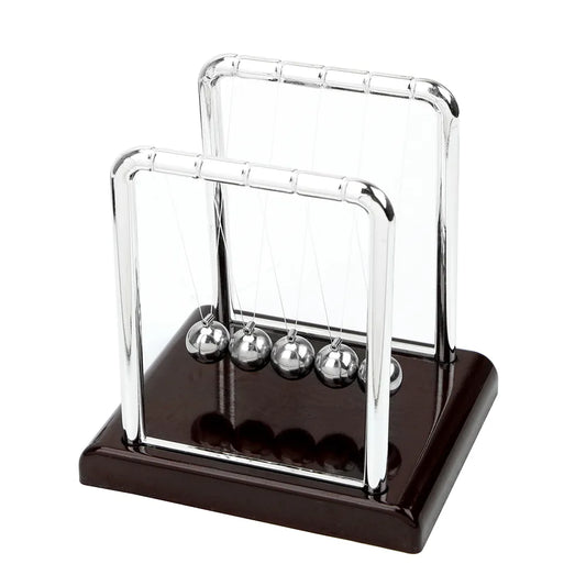 Newton's Cradle Balance Balls - Steel Pendulum Desk Toy for Science and Physics Fun