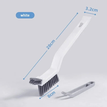 2-in-1 Cleaning Brush for Corners and Gaps: Versatile Bathroom and Floor Tiles Cleaner - Effective Multipurpose Tool