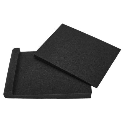 2pcs High-Density Acoustic Isolation Foam Pads - 30x20x4.5cm Soundproof Studio Monitor Speaker Isolator Panels