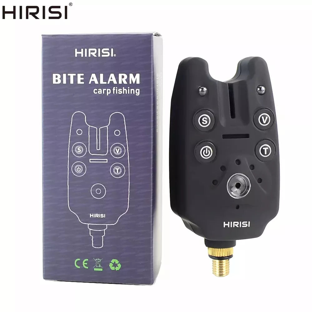 Carp Fishing Bite Alarm B1101: Volume Tone Control with LED Indicator - Sensitivity Adjustable