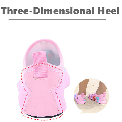 Kids Quick-Drying Aqua Beach Shoes: Girls' Swimming Shoes & Boys' Soft Indoor Slippers - Snorkeling Swim Socks