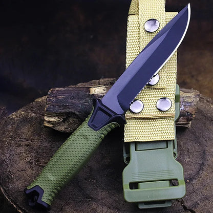 Explorer II Outdoor Tactical Knife – Portable Multi-Functional EDC for Wilderness Adventure, Camping and Defensive Use