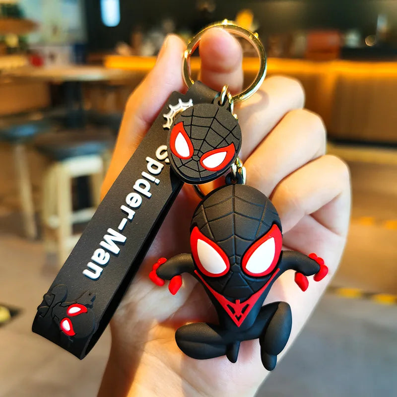 Marvel Spider-Man Cute Doll Pendant - Action Figures Avengers Keychain Bag Keyring Pendant - Perfect Birthday Gifts