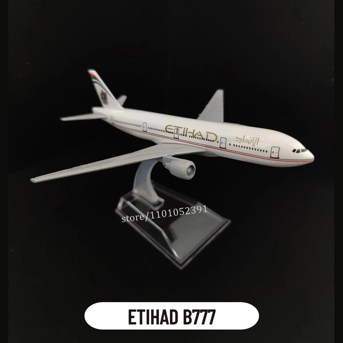 Emirates Airlines Diecast Airplane Model 1:400 - Metal A380 & B777 Aircraft Replica, Aviation Miniature for Home Decor and Toy for Boys