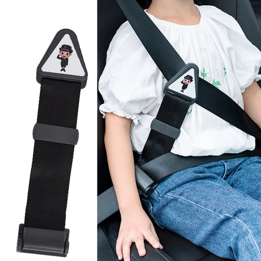 Car Child Seat Belt Retainer : Anti-Stroke Shoulder Guard Buckle Adjuster for Kids - Secure Adjustment & Fixation Seatbelt Accessory