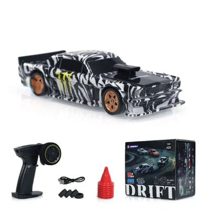 2.4G RC Drift Car 1/43 Scale - 4WD High Speed Remote Control Mini Racing Car, Four Wheel Drive Radio Controlled Toy for Boys