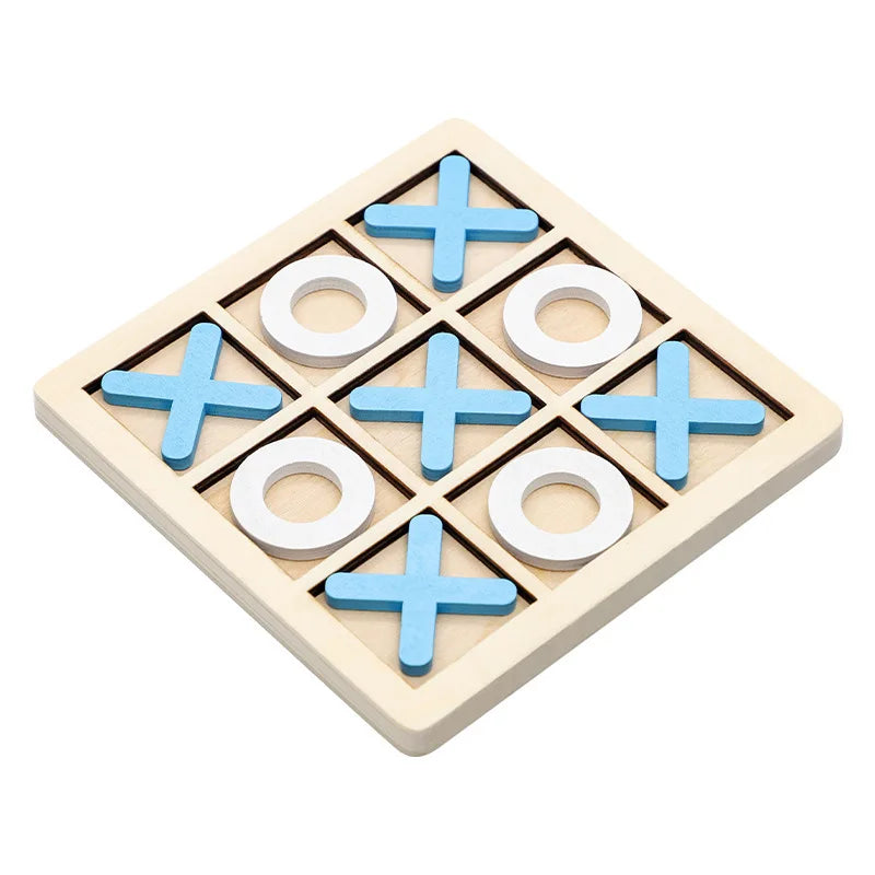 Montessori Mini Chess Wooden Toy: Interactive Puzzle Game for Early Educational Brain Training - Perfect for Children's Learning and Development