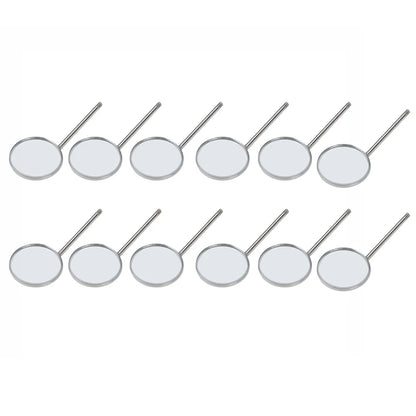 Dental Mouth Mirror Set: Reflector with Handle, Oral Care Tools - Includes 4# and 5# Mirrors