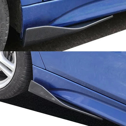 Universal Car Rear Bumper Lip Trim Protector - Side Skirt Cover & Corner Bumper Guards with Screws (1 Pair)