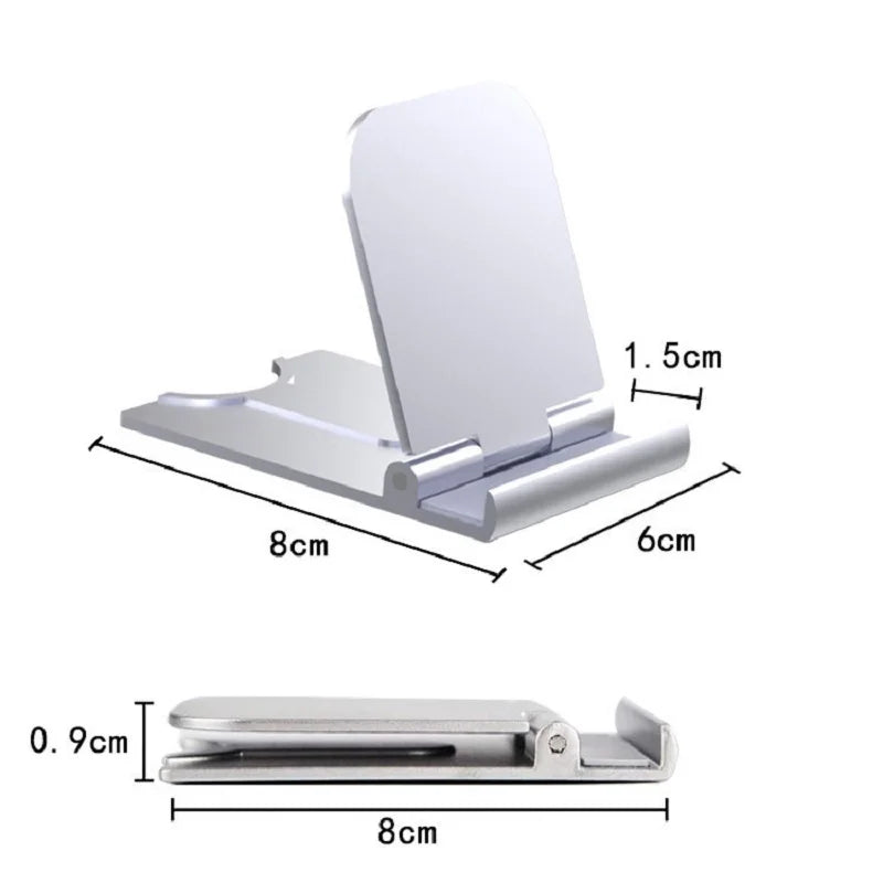 Universal Mobile Phone Holder - Adjustable Smartphone and Tablet Desktop Stand, Compatible with Samsung, iPhone, Xiaomi