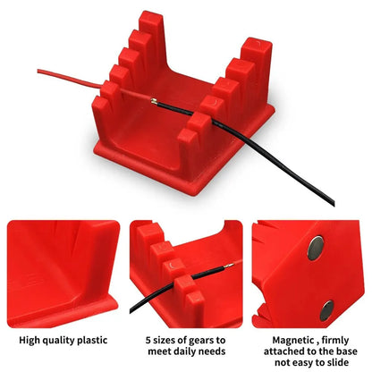 3D Printer Parts Welding Wire Fixture with Two Large Suction Magnets - Bracket Welding Table Clamp for Motherboard Soldering ABS