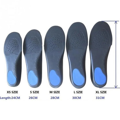 Orthotic Gel Insoles with High Arch Support – EVA Pads for Flat Feet Relief for Men and Women