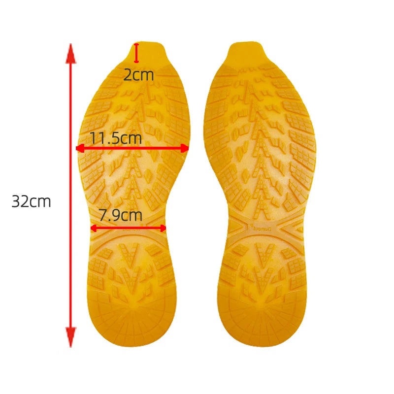 Rubber Replacement Soles for Men and Women - Wearproof Anti-Slip Outsole Insoles, Shoe Repair Patch for Sneakers