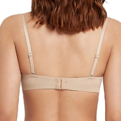 Soft Seamless Push-Up Bra: Women's Underwear 1/2 Cup Bralette - Comfortable, Invisible Nonwire Brassiere for Simple and Sexy Lingerie