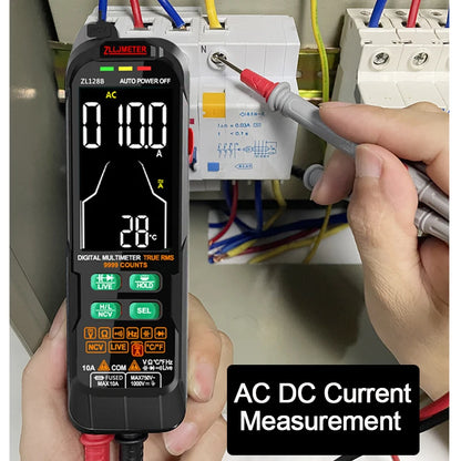 USB Charge Smart Digital Multimeter - Professional AC/DC Current & Voltage Detector Pen | Capacitance, Temperature, Auto Range Tester