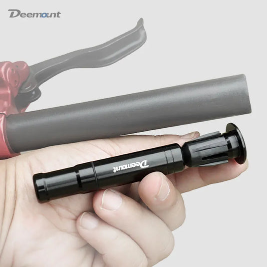 Deemount Bicycle Tubeless Tyre Repair Tool Set - Glue-Free Mountain Bike Puncture Repair Kit with Bar-End Hidden Drill