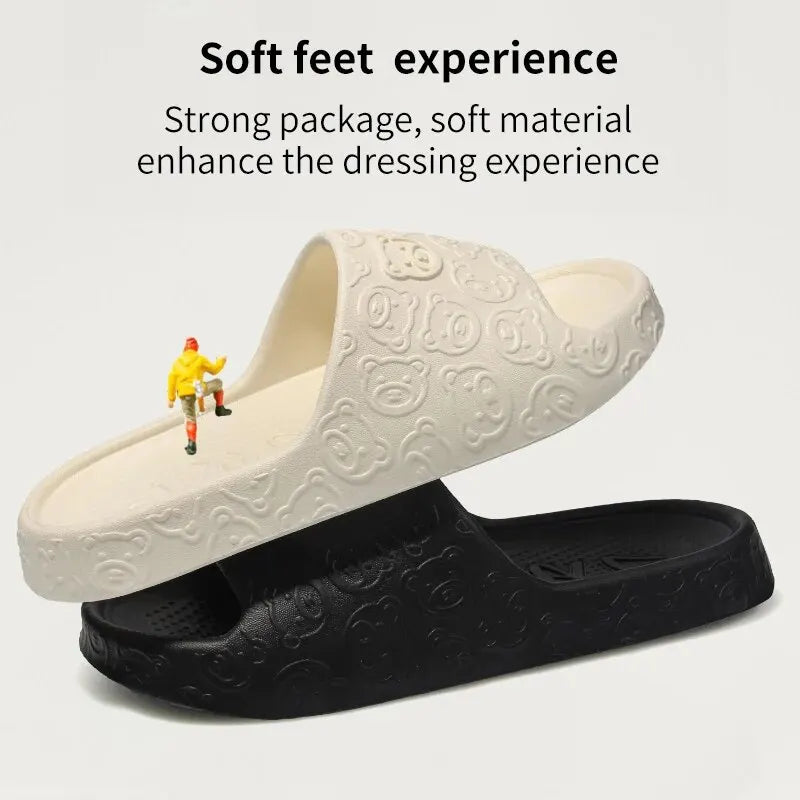 2024 New Non-Slip Female Slippers: Eva Bathroom Sandals for Indoor Home Wear - Summer Comfort