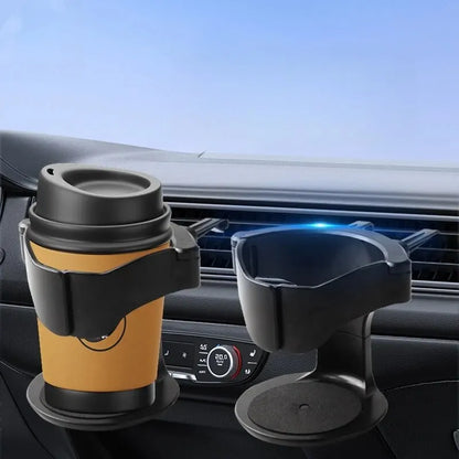 Car Air Vent Drink Cup Bottle Holder | Auto Rack Stand for Water Bottles & Ashtray | Multifunctional Coffee Cup Holder