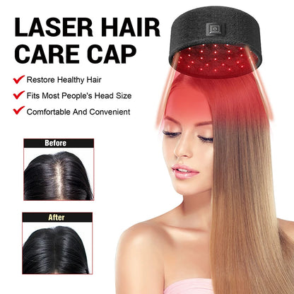 Frizz Free Hair Thickening Hat - Moisturizing and Repairing Heating Cap for Dry, Damaged Hair